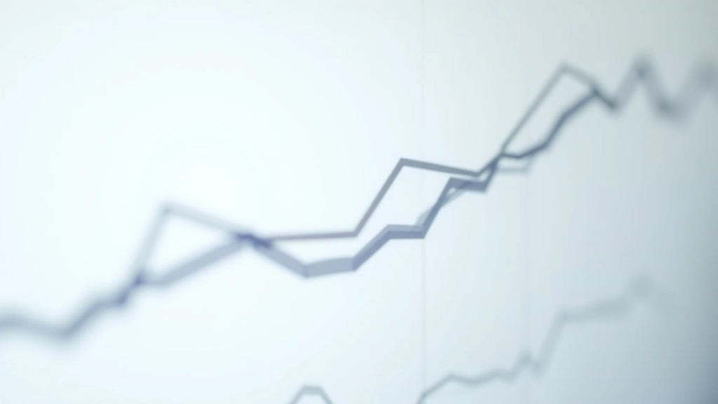 Grafické znázornění vývoje jádrové inflace a běžné inflace v čase s dvěma různě barevnými čarami na bílém pozadí