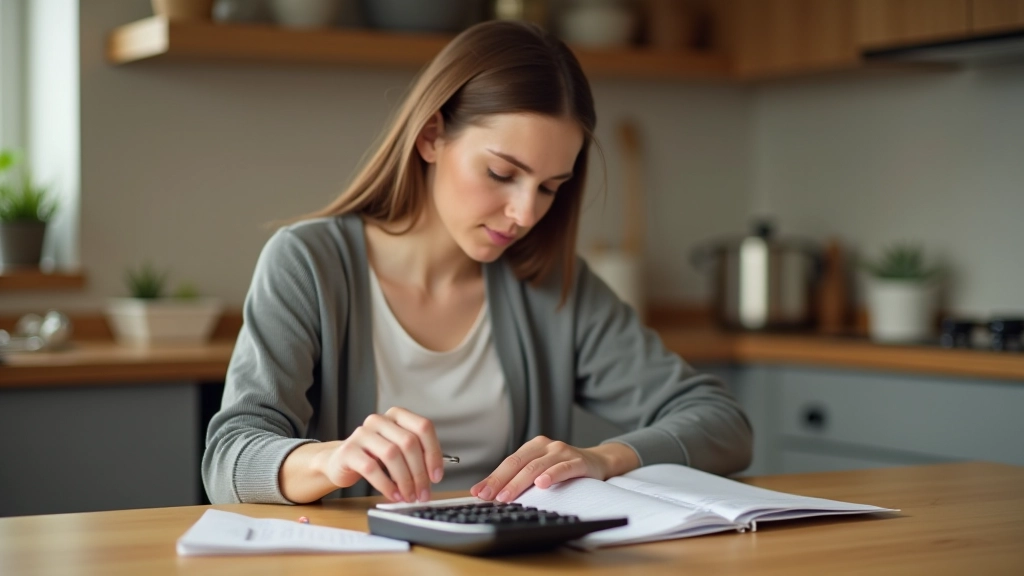 Domácnost při rozpočtování a plánování nákupů v kuchyni